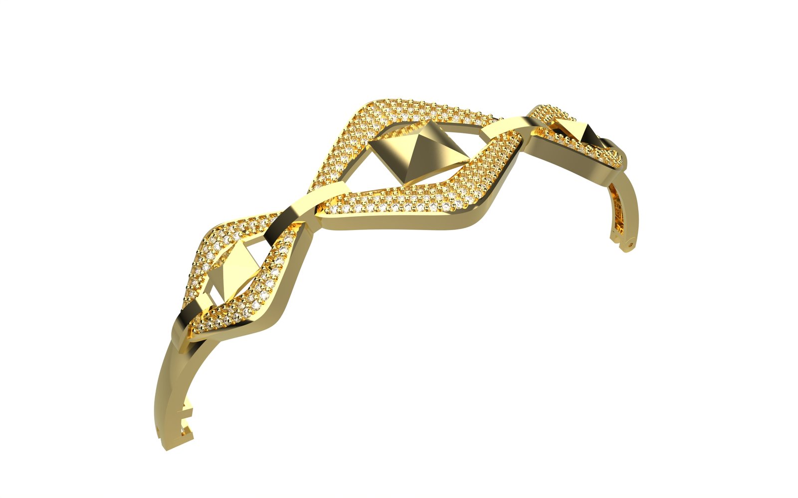 Imperial Textured Eternity Bangle