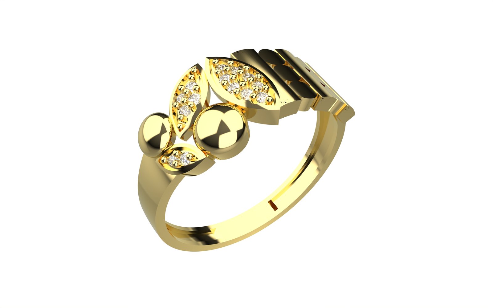 Radiant Engraved Eternity Band