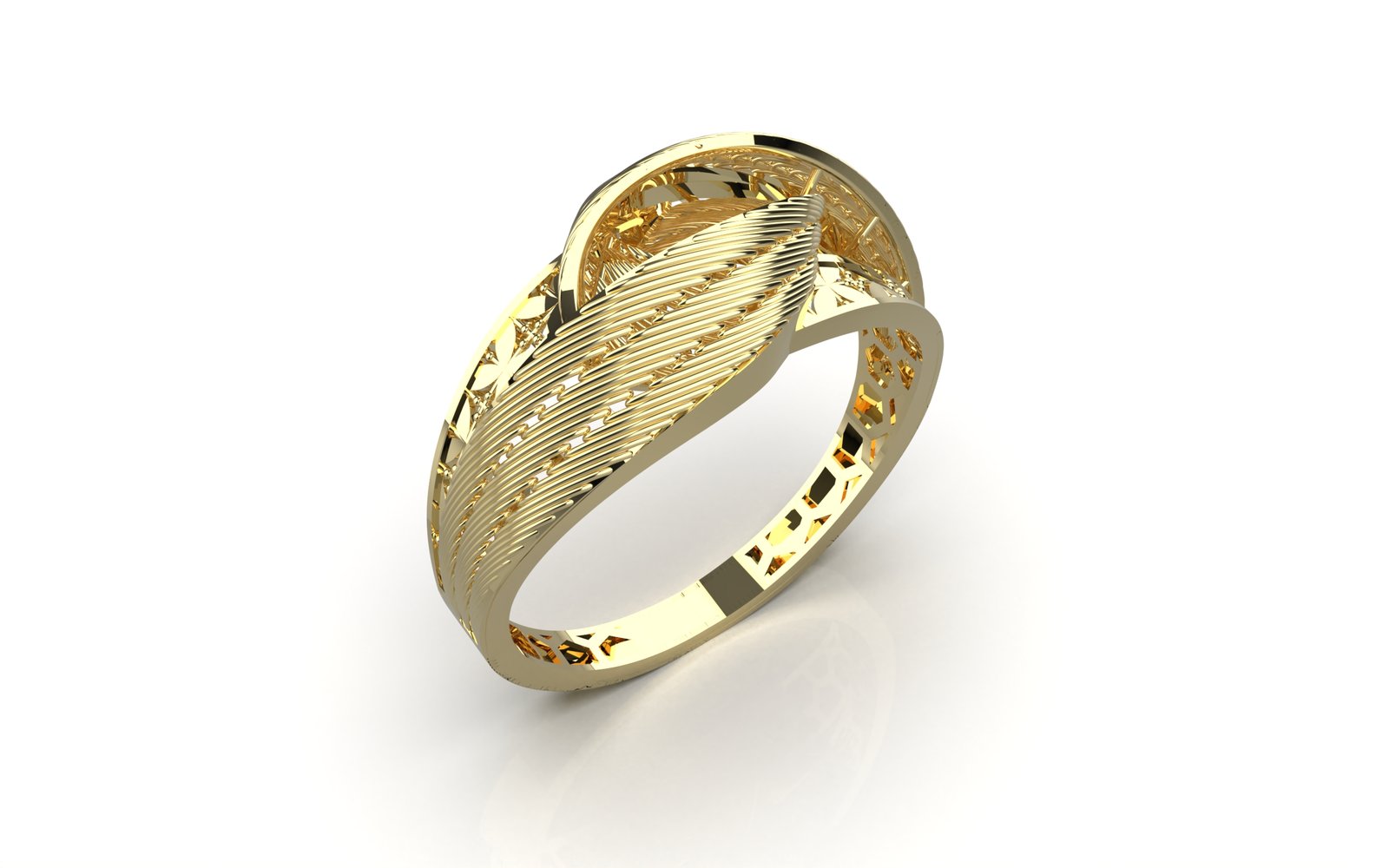 Graceful Solitaire Ring