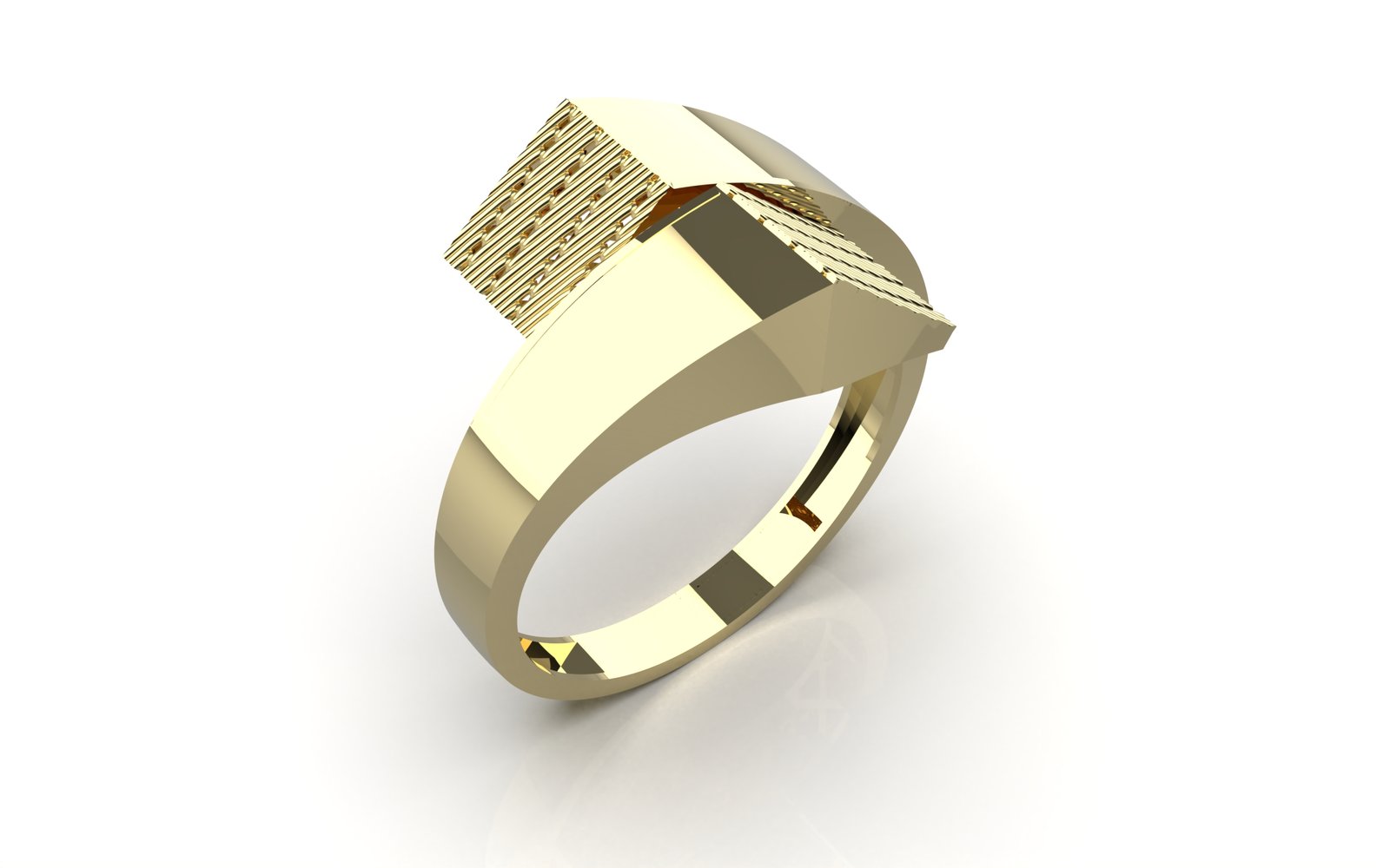 Imperial Engraved Solitaire Ring