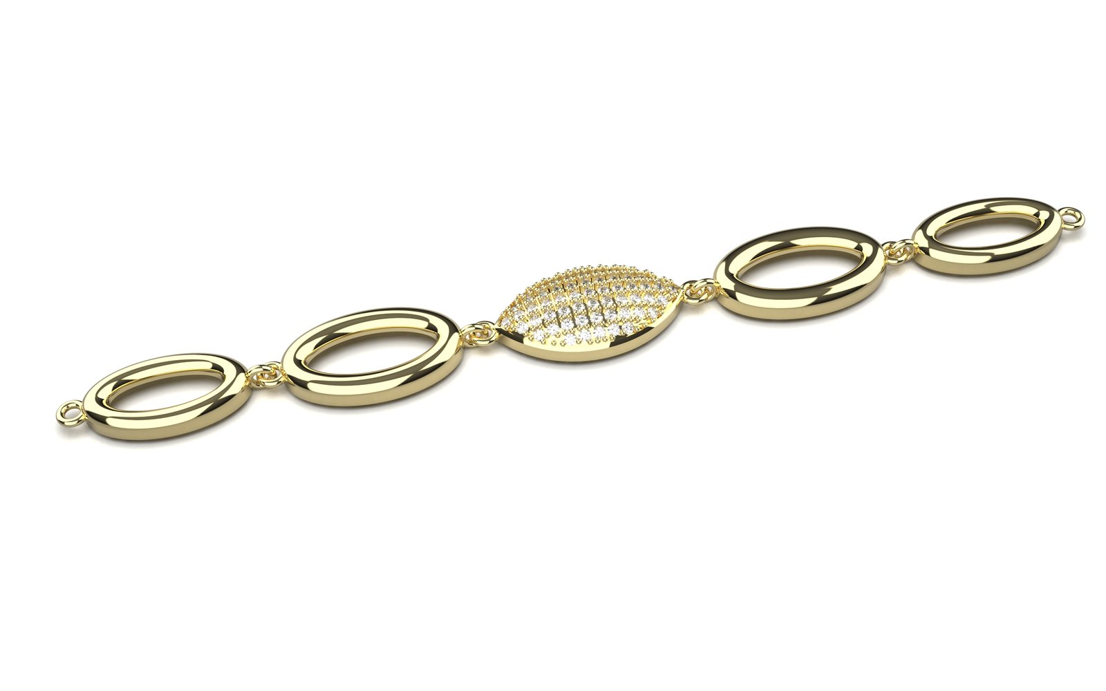 Royal Gilded Cuff Bangle