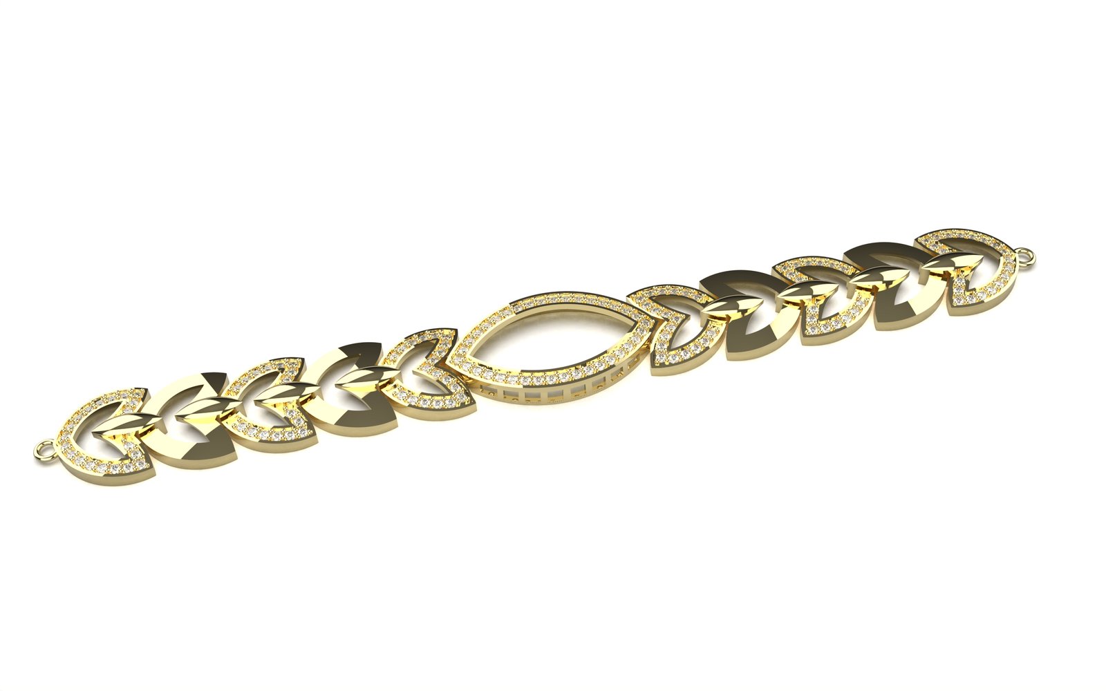 Gleaming Textured Bracelet